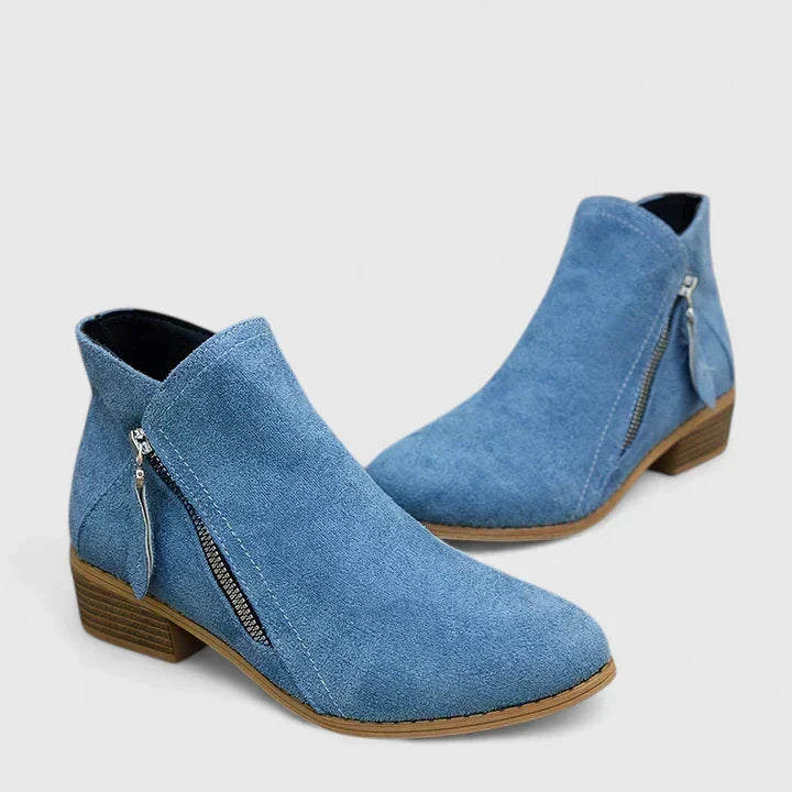 Women's Gorgeous Suede Heeled Ankle Boots