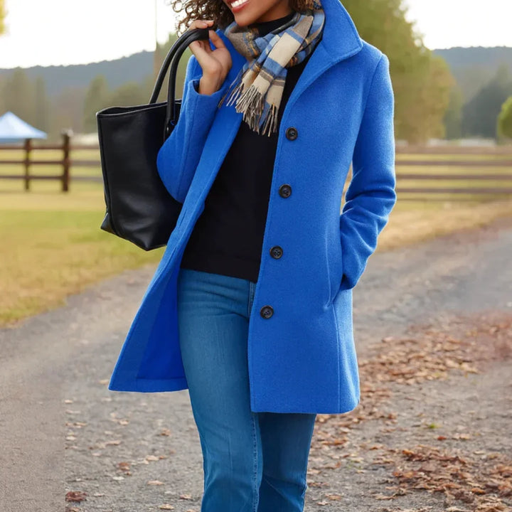 Women's Elegant Camel Long Coat