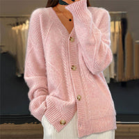 Women's Cosy Oversized Cable Knit Cardigan