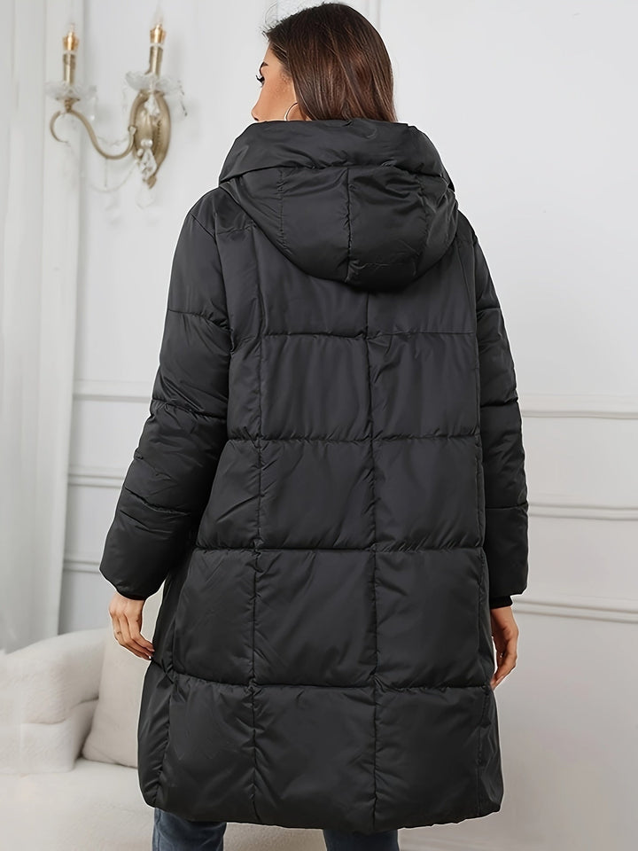 Women's Stylish Oversized Quilted Hooded Puffer Jacket