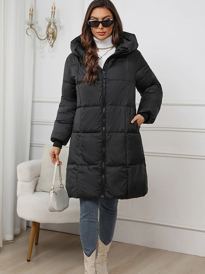 Women's Stylish Oversized Quilted Hooded Puffer Jacket