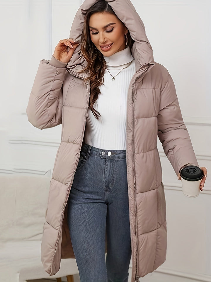 Women's Stylish Oversized Quilted Hooded Puffer Jacket