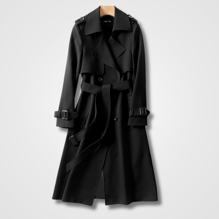 Women's Classic Double-Breasted Trench Coat