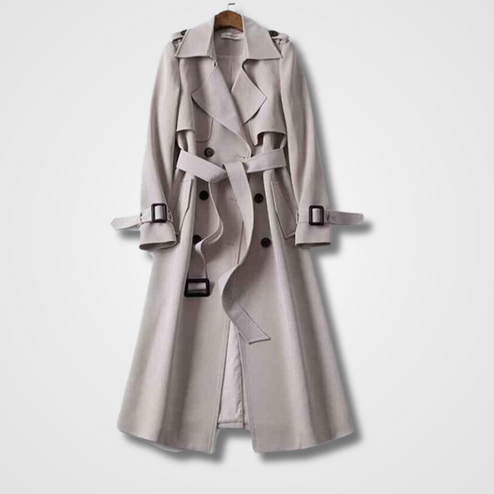 Women's Classic Double-Breasted Trench Coat