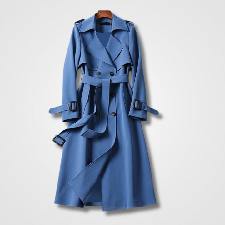 Women's Classic Double-Breasted Trench Coat