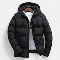 Men's Lightweight Down Quilted Hooded Puffer Jacket