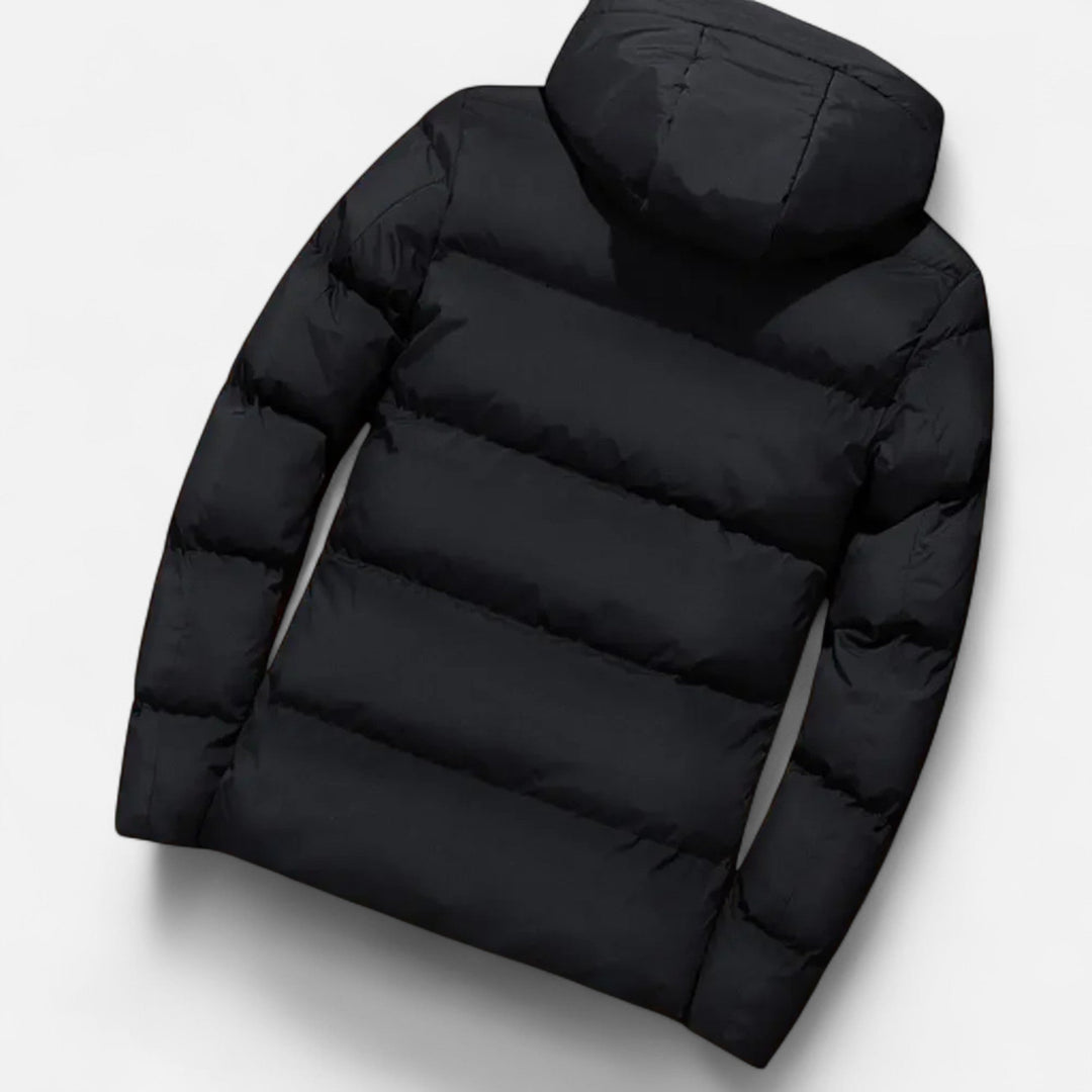Men's Lightweight Down Quilted Hooded Puffer Jacket