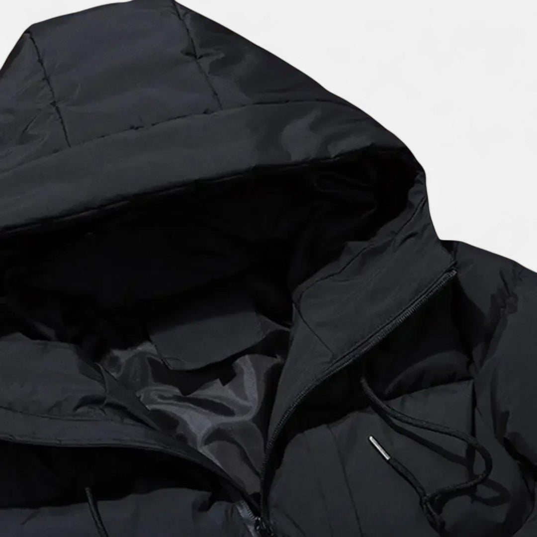 Men's Lightweight Down Quilted Hooded Puffer Jacket