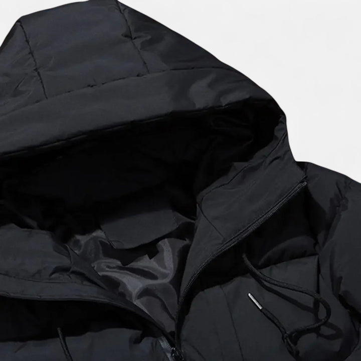 Men's Lightweight Down Quilted Hooded Puffer Jacket