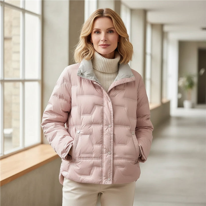 Women's Elegant Quilted Puffer Jacket