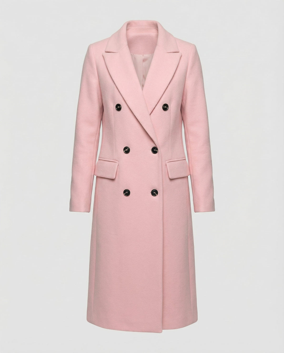 Women's Chic Hooded Double-Breasted Long Trench Coat