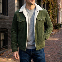 Luke | Men's Classic Corduroy Winter Jacket