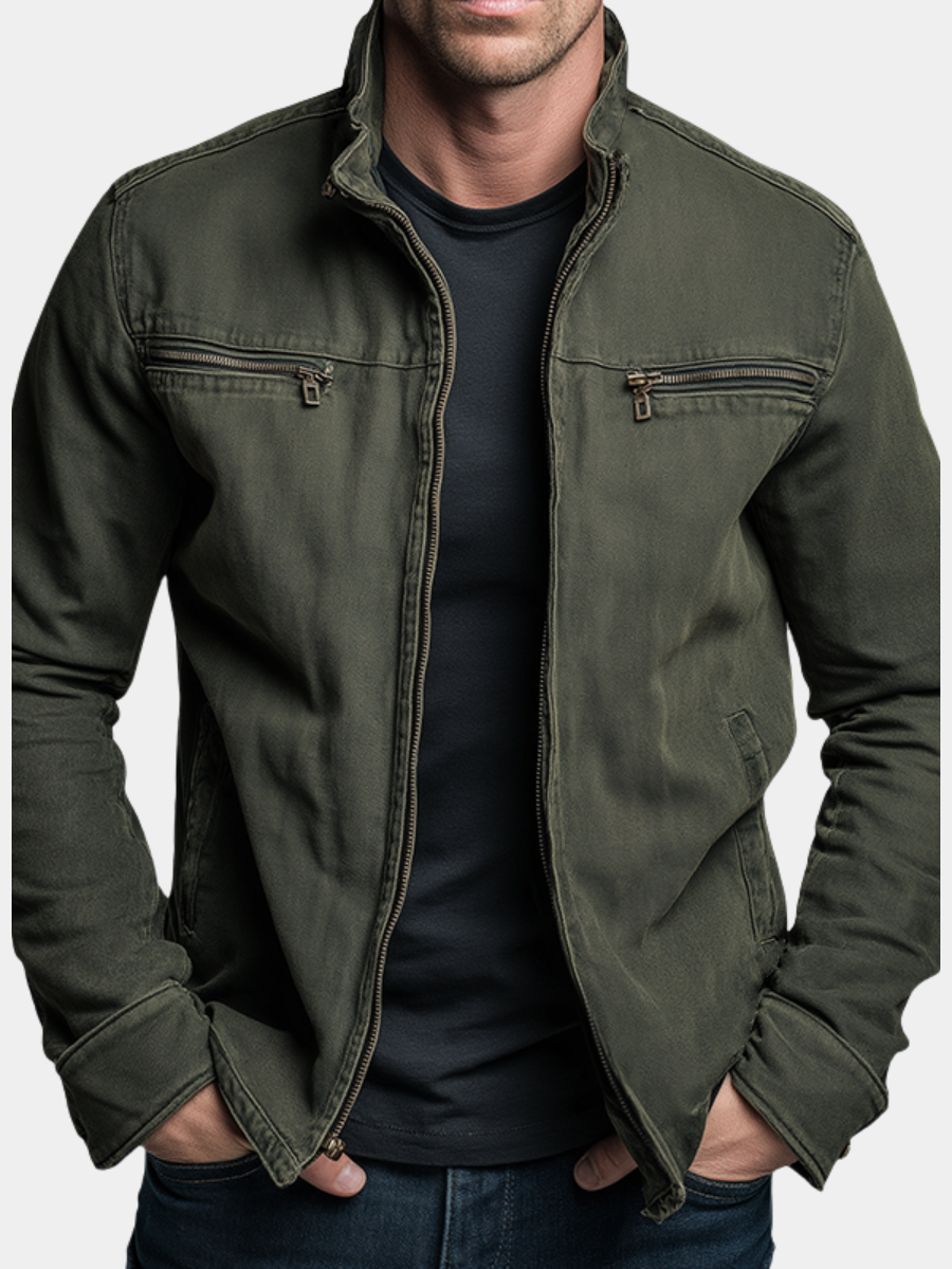 Men's Fall Jacket in Soft Cotton