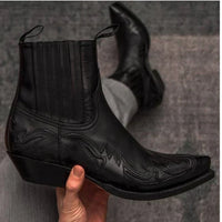 Daniel | Men's Leather Cowboy Boots for Fall