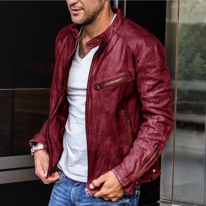 Men's Premium Leather Jacket for Winter (4)