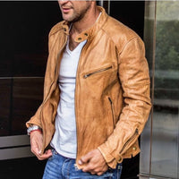 Elijah | Men's Premium Leather Jacket for Winter