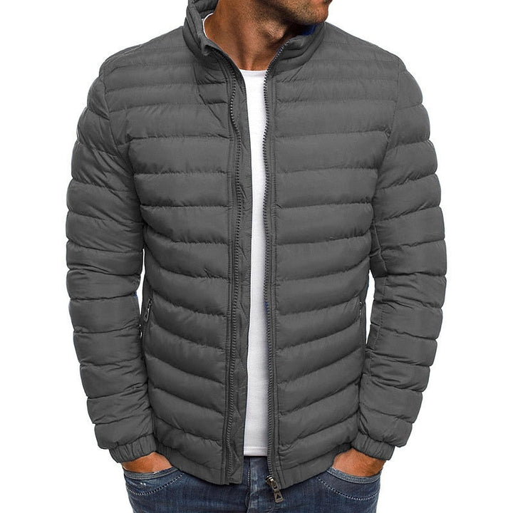 Men's Stylish Quilted Zip Up Puffer Jacket