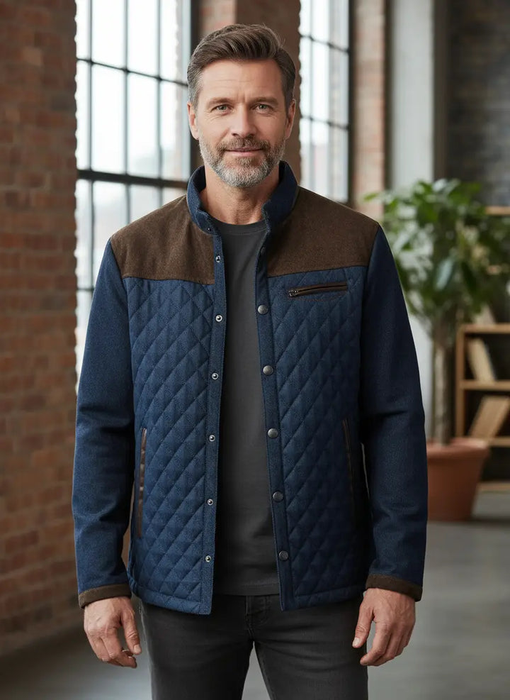 Men's Modern Quilted Puffer Jacket
