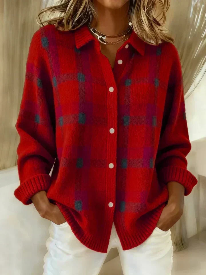 Women's Chic Oversized Ribbed Knit Cardigan