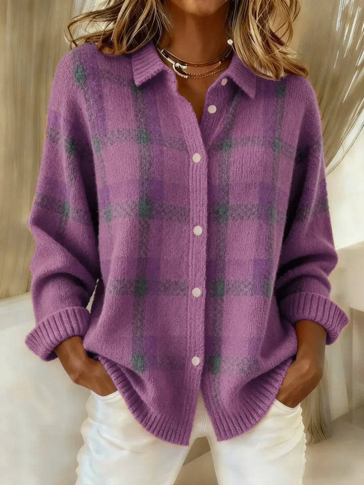 Women's Chic Oversized Ribbed Knit Cardigan