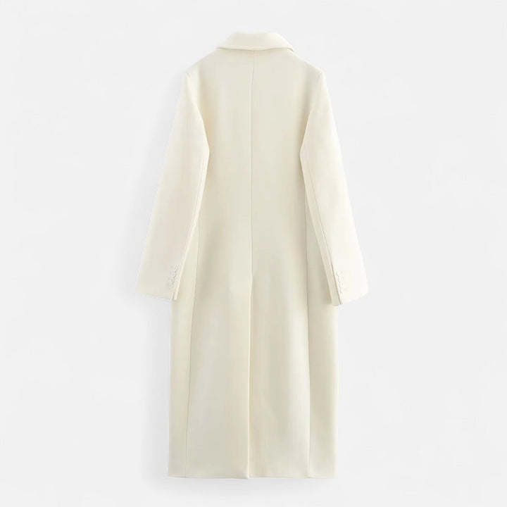 Women's Flattering Double Breasted Long Trench Coat