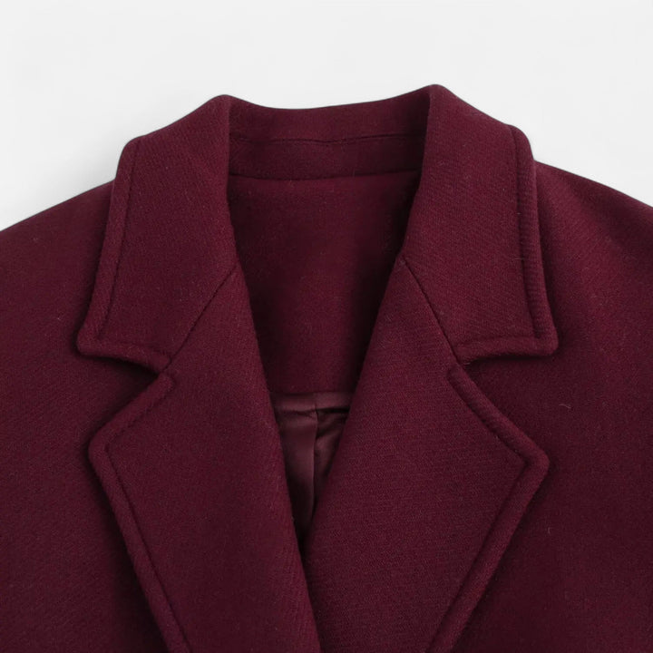 Women's Flattering Double Breasted Long Trench Coat