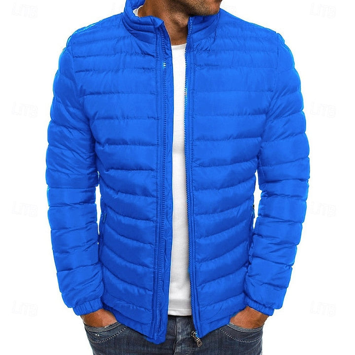 Men's Stylish Quilted Zip Up Puffer Jacket