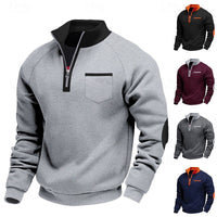 Men's Cosy Fleece Quarter Zip Pullover
