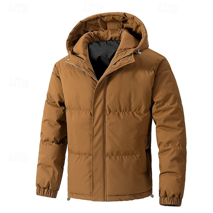 Men's Warm Insulated Hooded Puffer Jacket