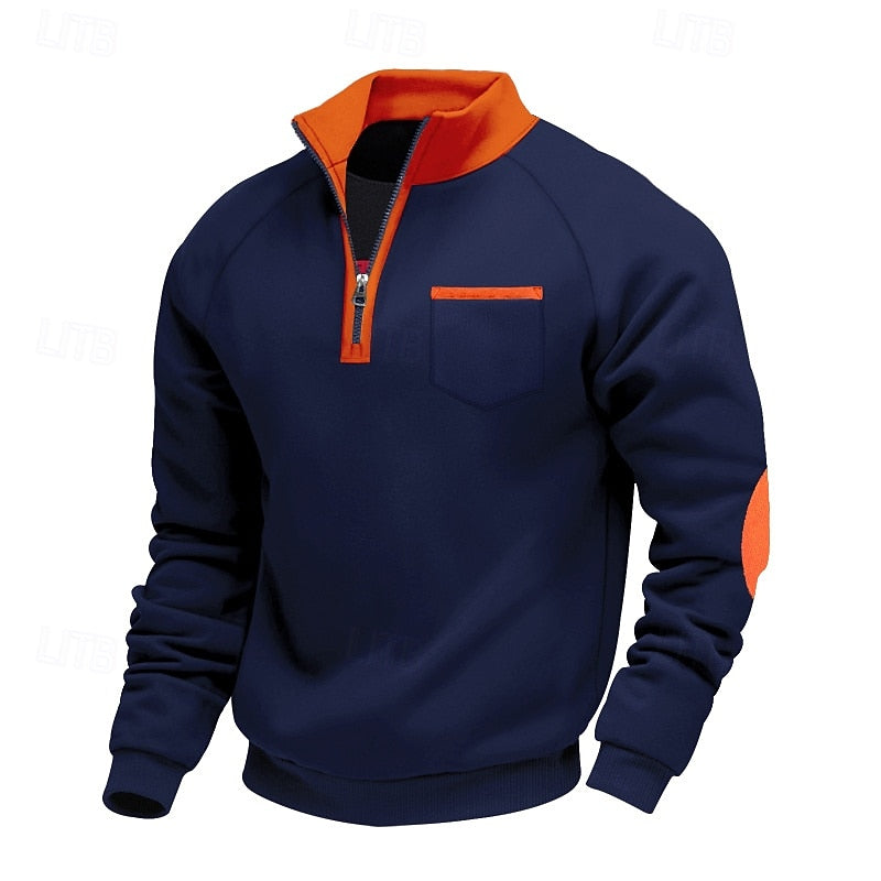 Men's Cosy Fleece Quarter Zip Pullover
