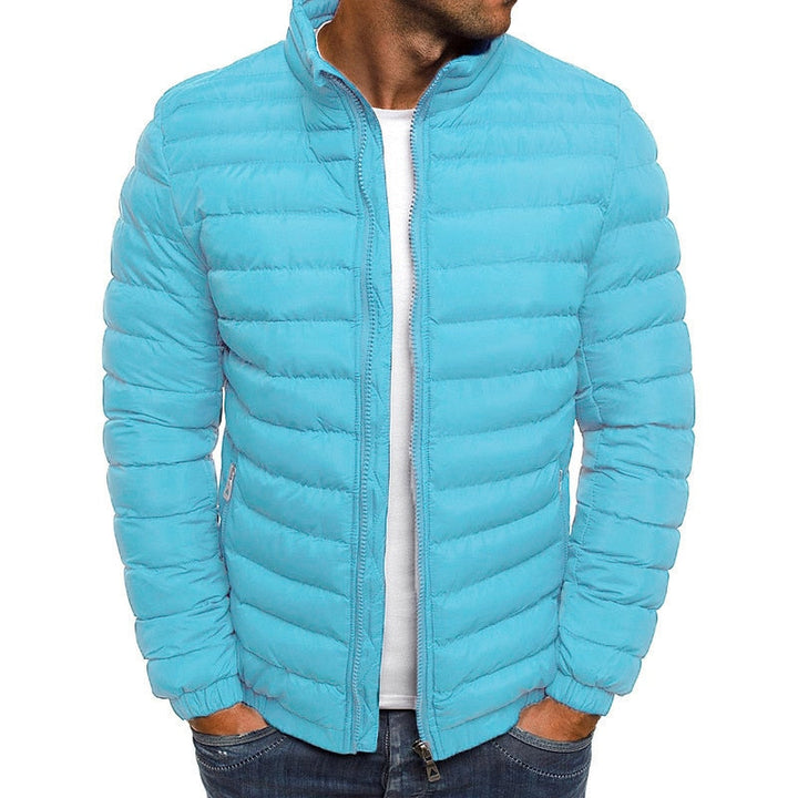 Men's Stylish Quilted Zip Up Puffer Jacket