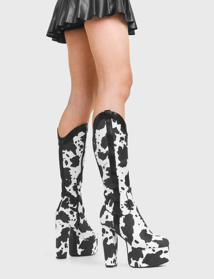 Women's Boots Fall Western Knee-High (2)