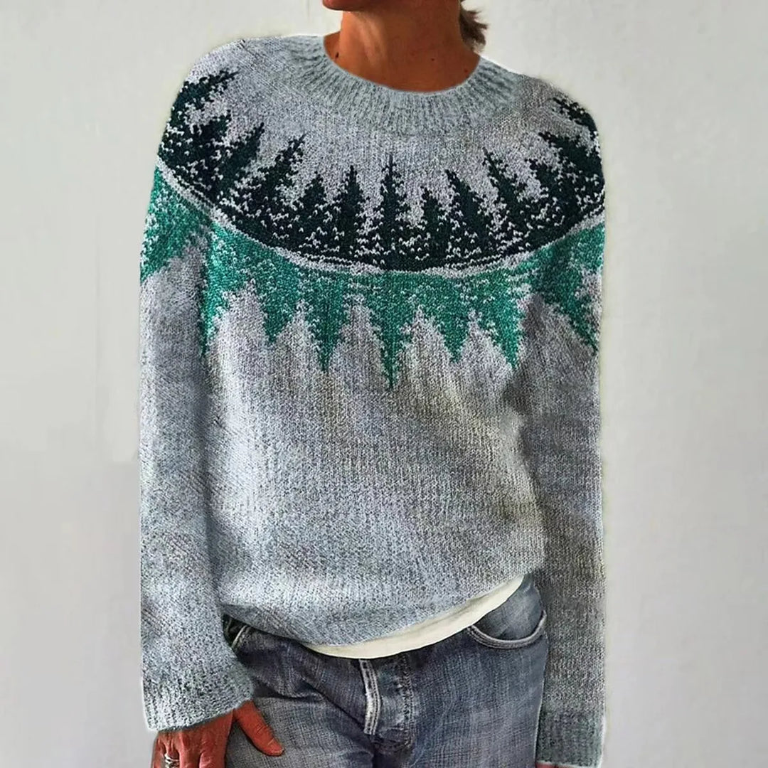 Women's Effortless Striped Knit Sweater