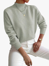 Women's Stylish Turtleneck Knit Sweater
