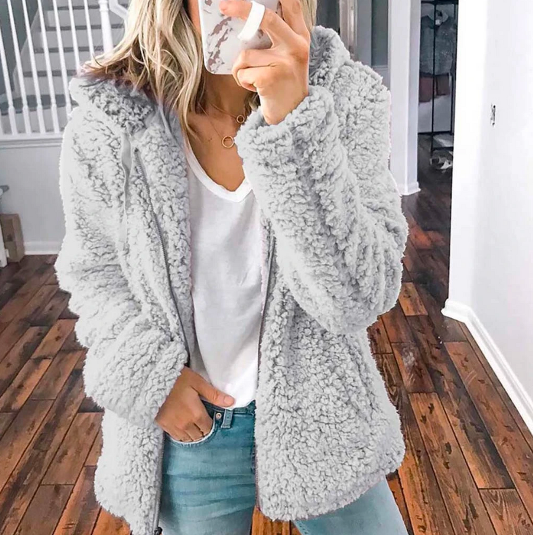 Women's Cozy Oversized Fleece Winter Jacket (7)