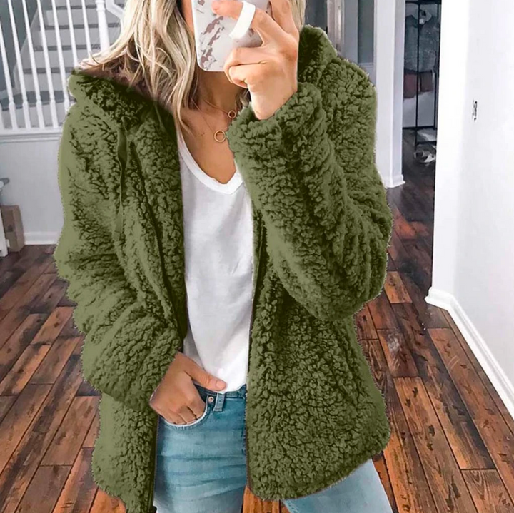 Women's Cozy Oversized Fleece Winter Jacket (8)
