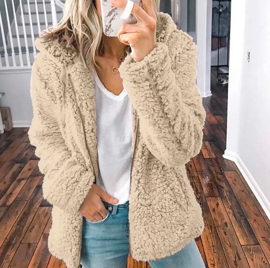 Women's Cozy Oversized Fleece Winter Jacket (9)