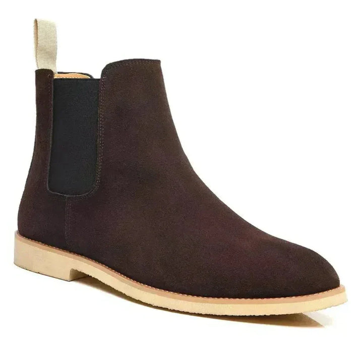 Women's Fall Boots Chelsea Ankle Slip-On in Brown