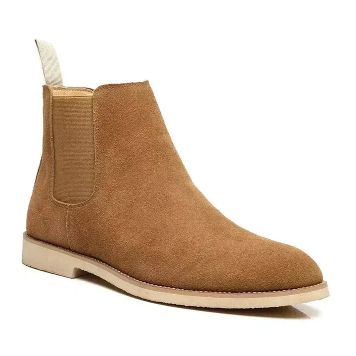 Women's Fall Boots Chelsea Ankle Slip-On in Caramel