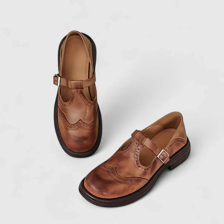 Women's Fall Boots T-Strap Leather (3)