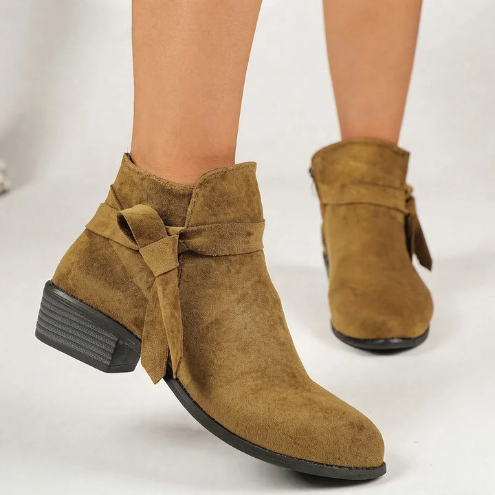 Women's Fall Boots with Pointed-Toe Block Heel (3)