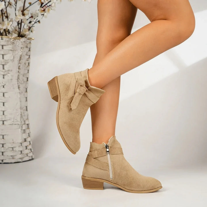 Women's Fall Boots with Pointed-Toe Block Heel (7)