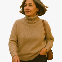 Women's Trendy Turtleneck Knit Sweater