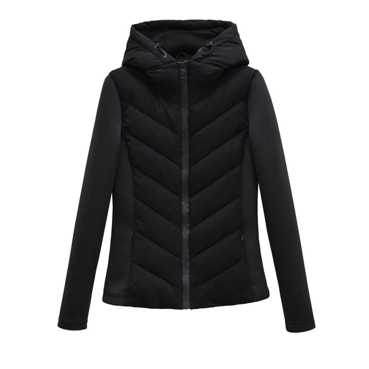 Women's Lightweight Winter Jacket for Active Wear in Black