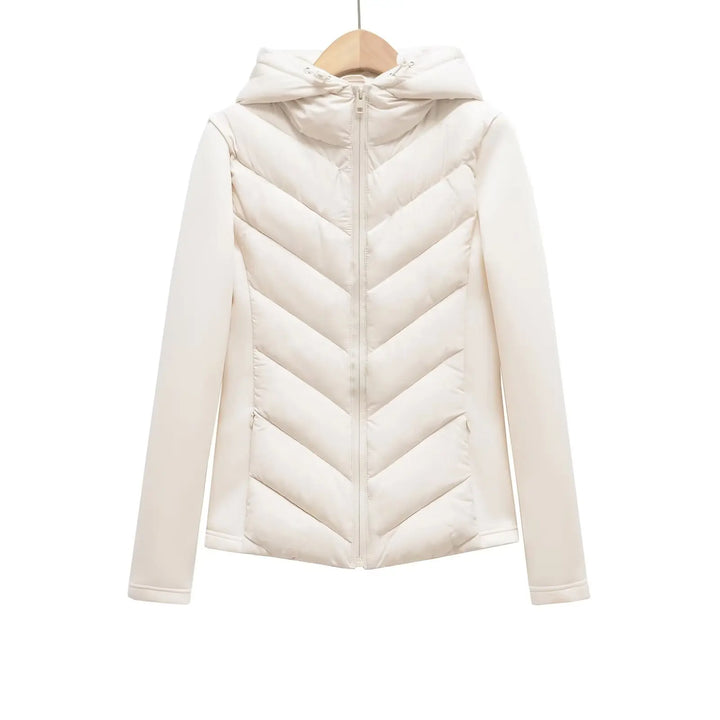 Women's Lightweight Winter Jacket for Active Wear in White