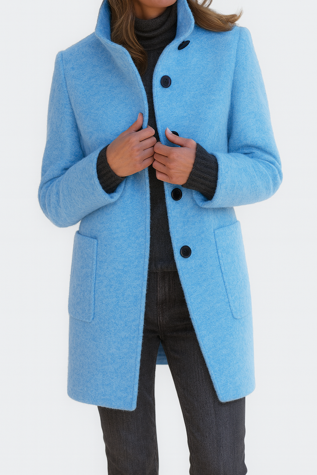 Women's Classic Long Wool Coat