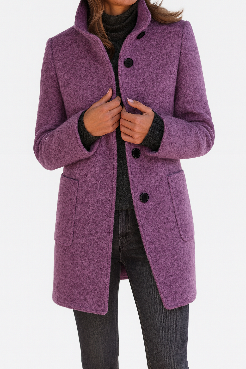 Women's Classic Long Wool Coat