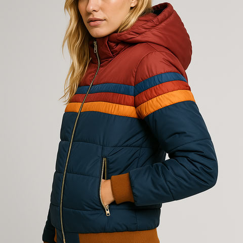 Women's Stylish Quilted Puffer Jacket