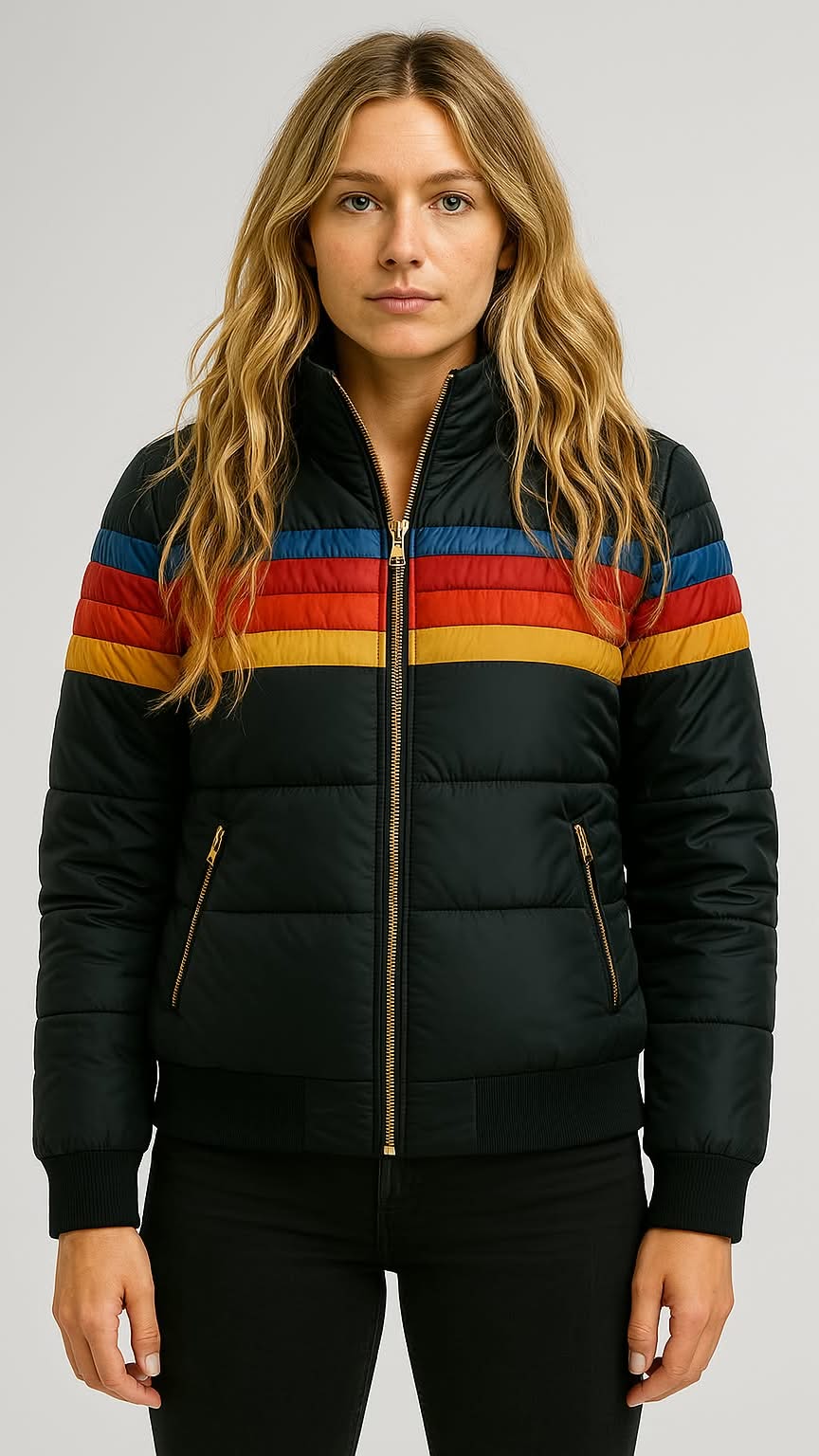 Women's Stylish Quilted Puffer Jacket