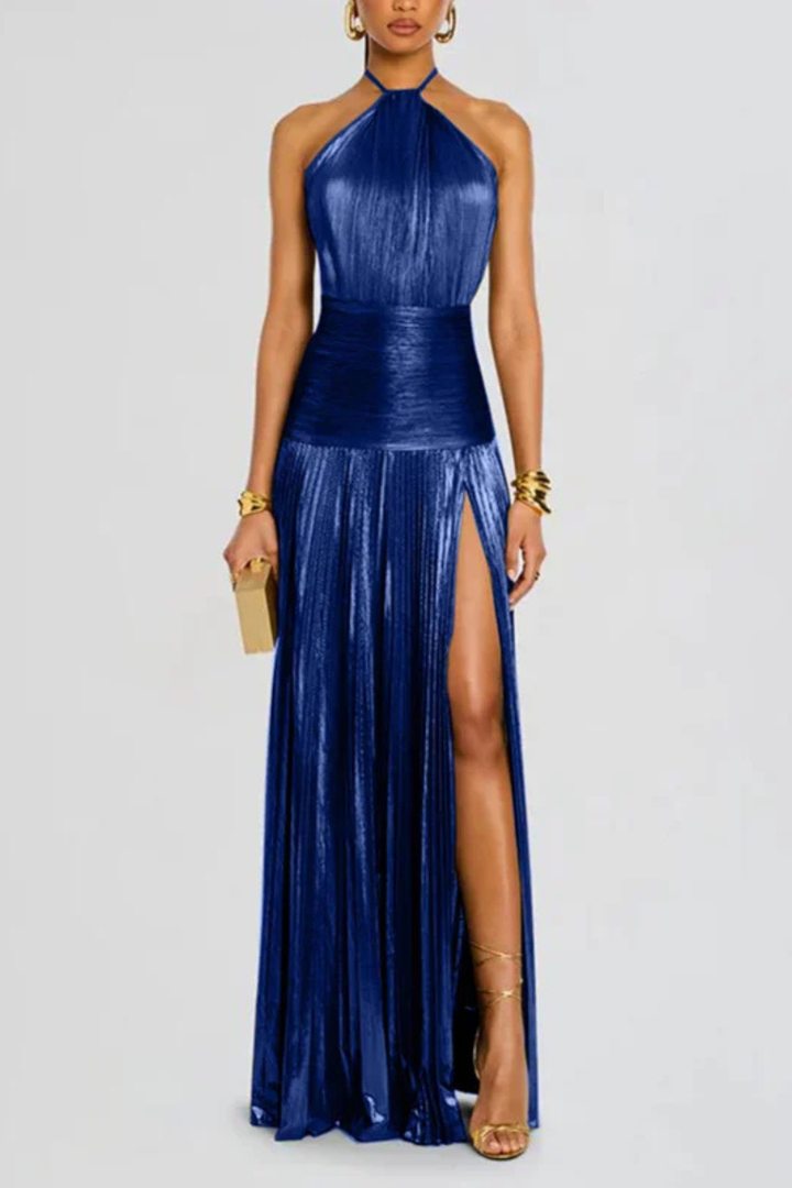 Women's Satin Maxi Dress for Wedding Guests (11)